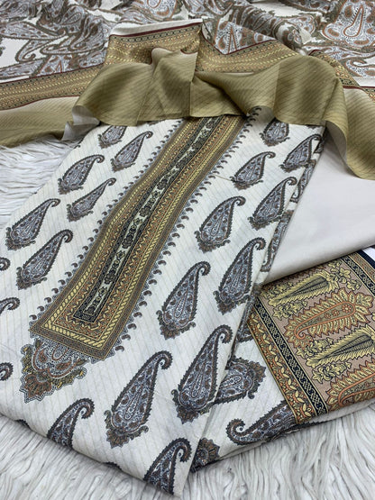 Firdous - Printed - Lawn - 3Pc - Vol-706