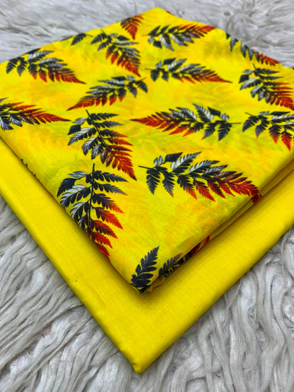 2Pc Printed Lawn Unstitched Suit 15