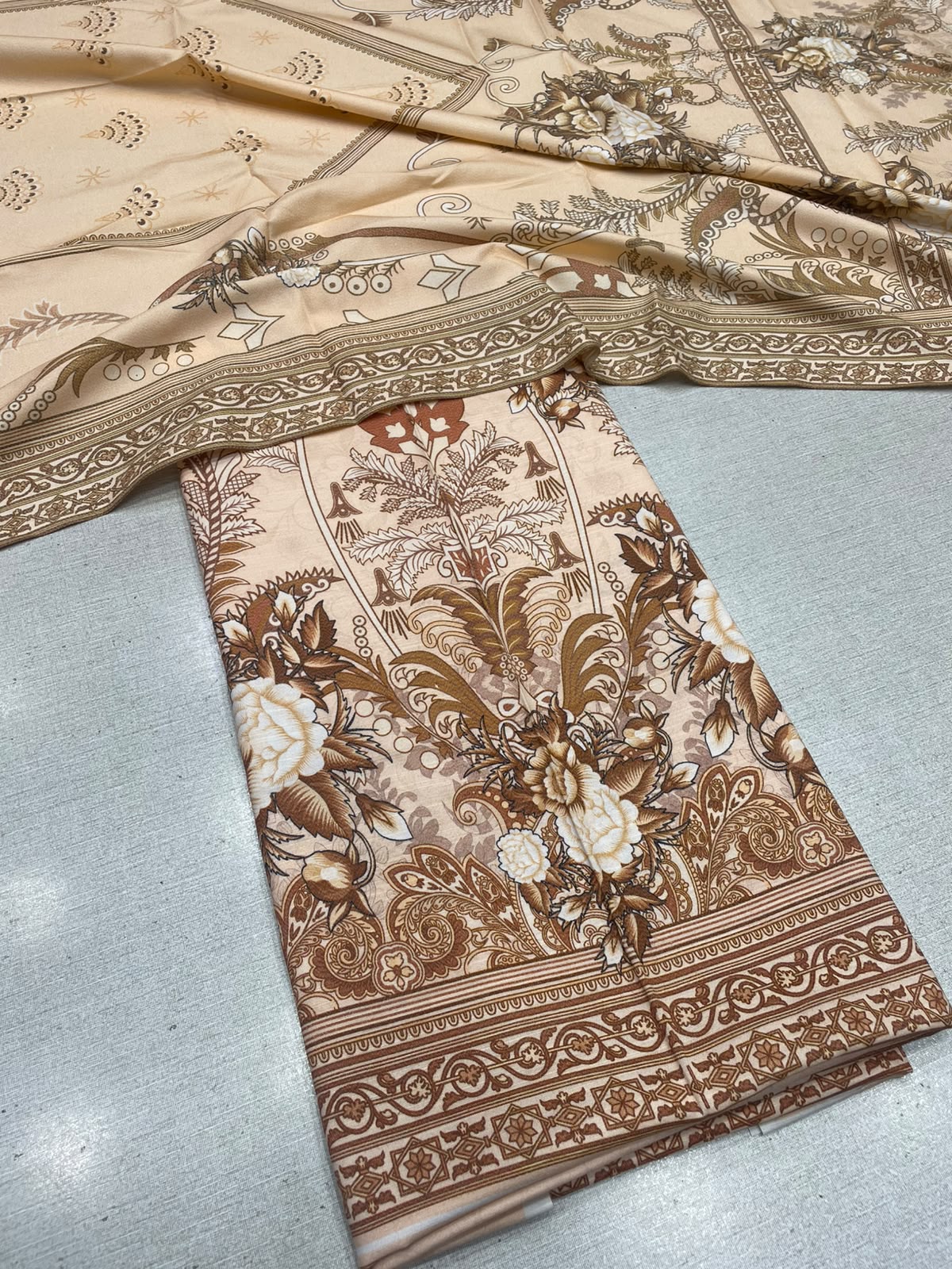 2Pc Dhanak Kameez & Dupatta Unstitched 73