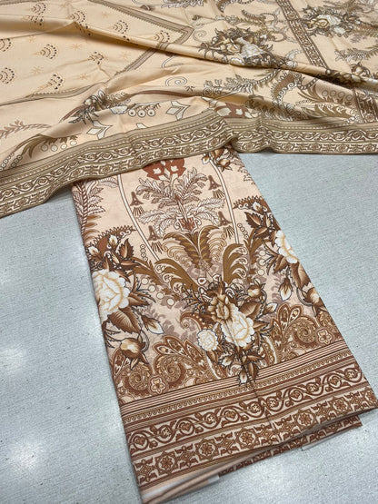 2Pc Dhanak Kameez & Dupatta Unstitched 73