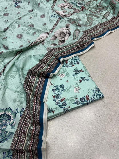 2Pc Kamal Slub Kameez & Dupatta Unstitched 61
