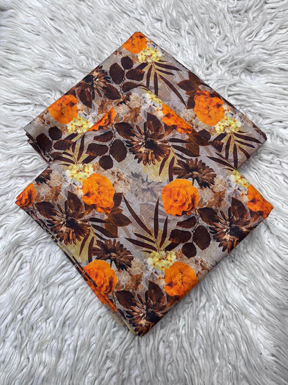 2Pc Slub Khaddar Allover Suit Vol-458