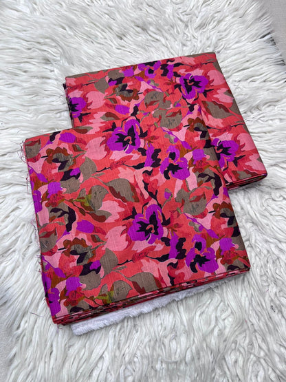 2Pc Slub Khaddar Allover Suit - 0091