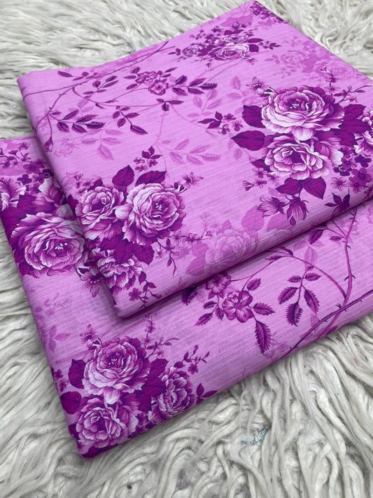 2Pc Lawn Bana Dora Digital Printed Suit Vol-21