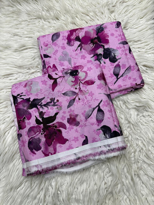 2Pc Slub Khaddar Allover Suit - #43635