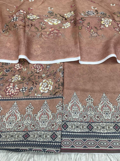 2Pc  Civic Lawn Kameez & Dupatta Vol-3126