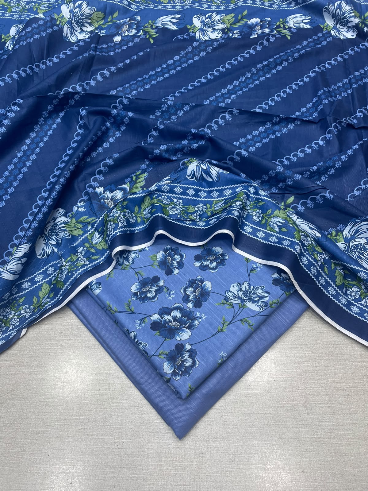 3Pc Slub Khaddar Unstitched Suit 24