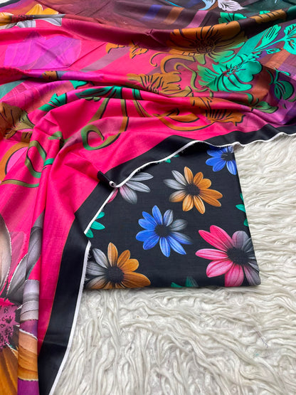3Pc Same Digital Printed Lawn Suit 15