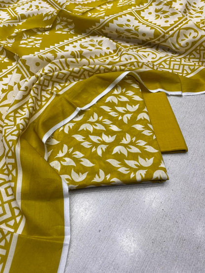3Pc Zobia Lawn Unstitched Suit 29
