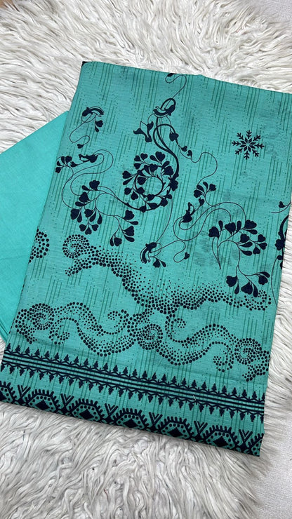 2pc Lawn Bana Dora Kameez & Dyed Trouser Suit Vol-709 A