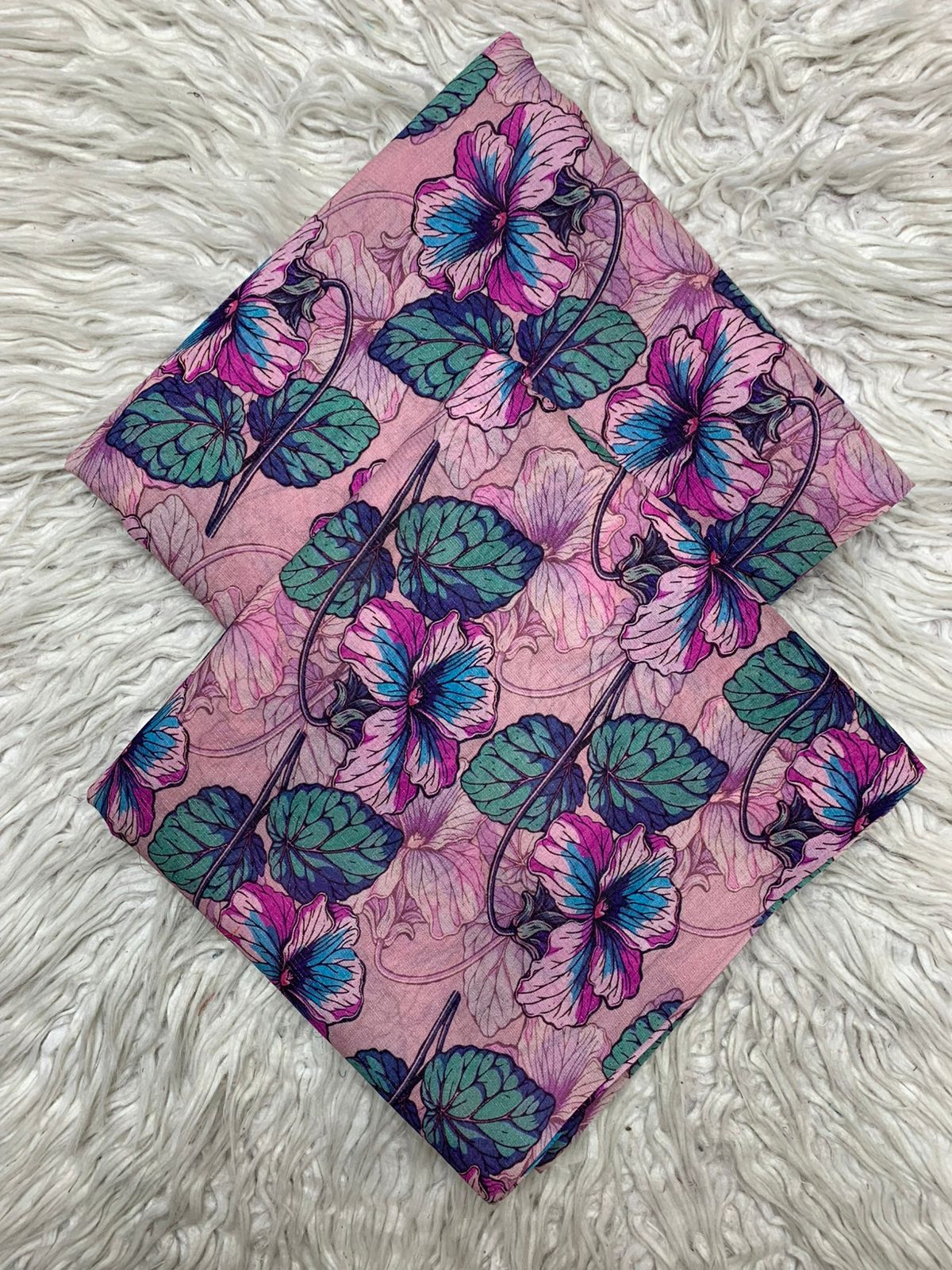 2Pc Chamki Lawn Digital Printed Unstitched Suit Vol-484