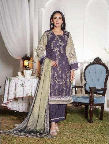 Noura Premium Lawn 3pc -0107