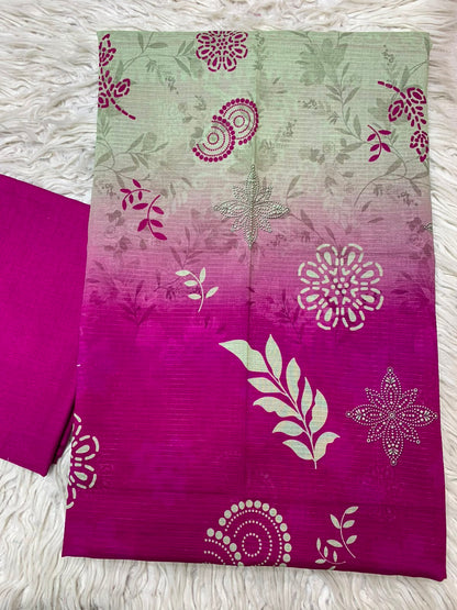 2Pc Dhaga Kari Print Lawn Suit Vol-525