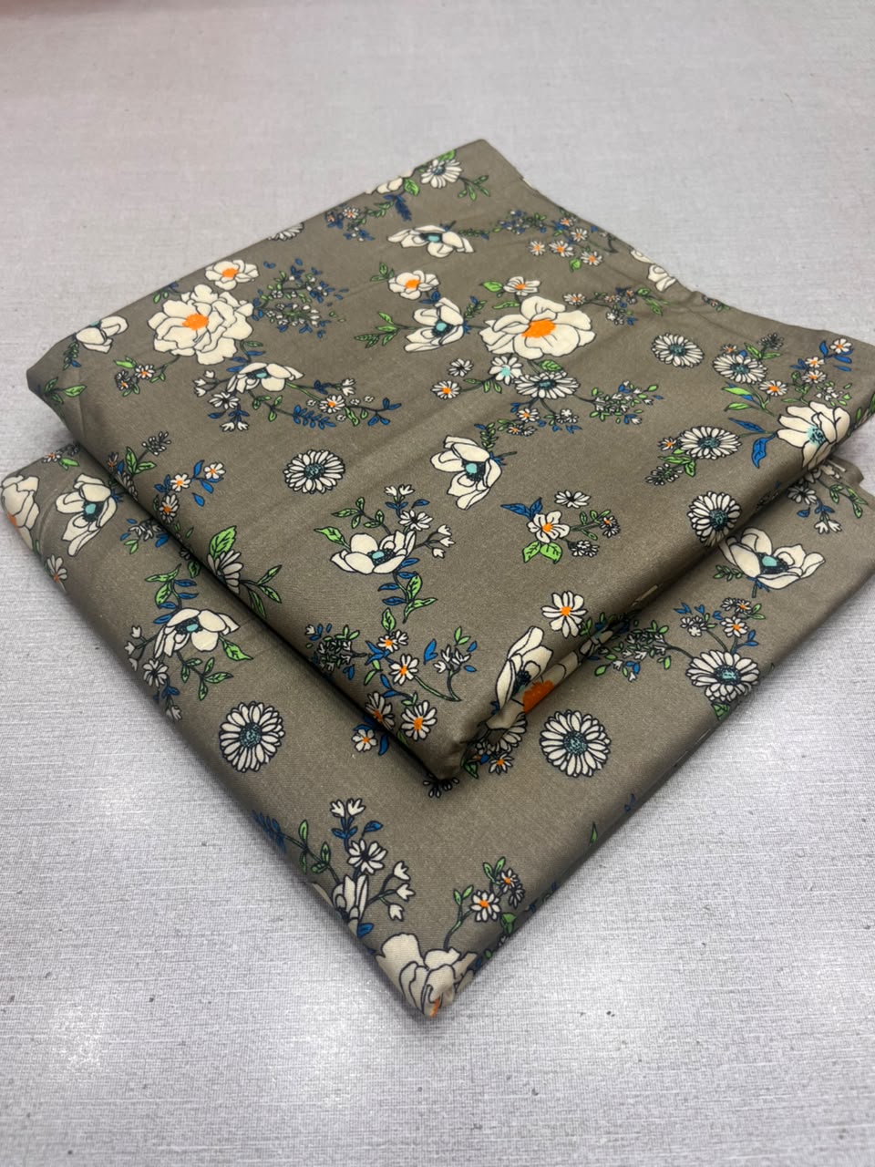 2Pc Staple Same Printed Unstitched Suit 296