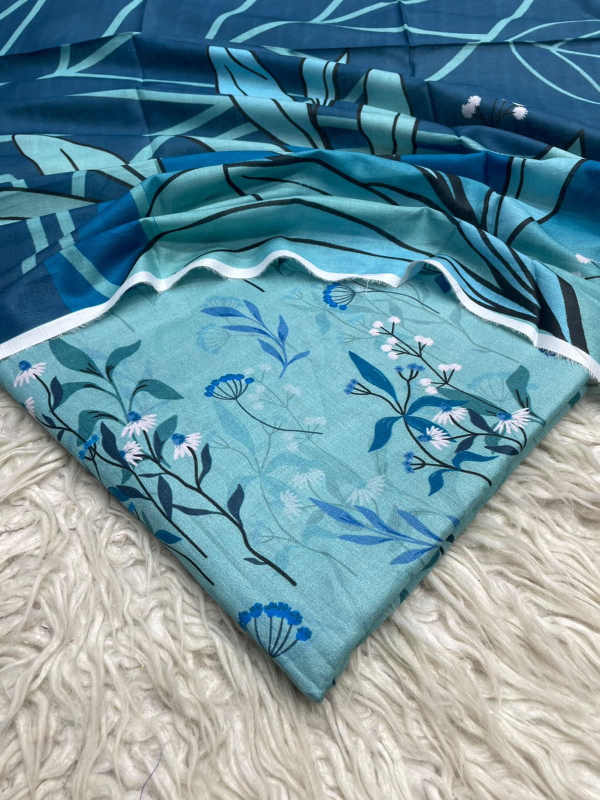 3Pc Same Digital Printed Lawn Suit 15