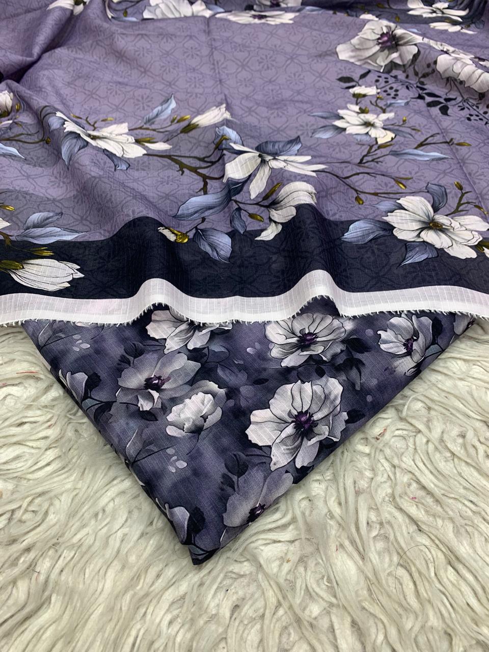 3Pc Lawn Bana Dora Suit Vol-0172