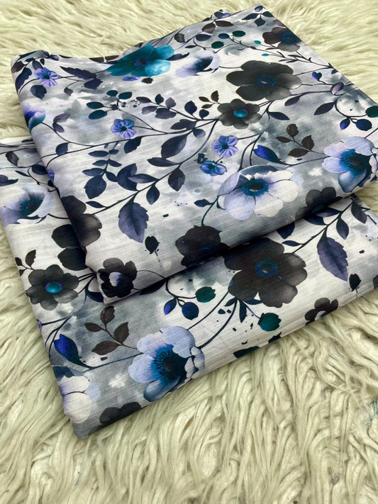 2Pc Lawn Bana Dora Digital Printed Suit Vol-21