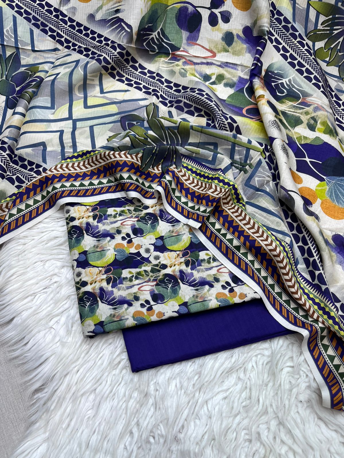 2Pc BanaDoria Kameez & Duppata Suit VOL - 0069