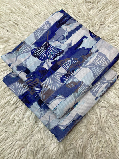 2Pc Silvary Printed Lawn Suit 495