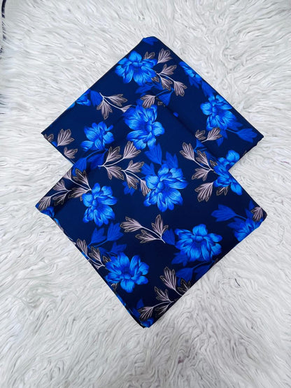 2Pc Bana Dora Linen Allover Unstitched Suit Vol-406