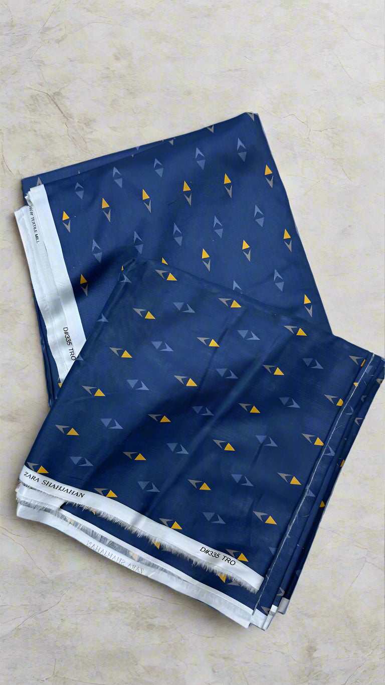 2Pc Allover Lawn Unstitched Suit