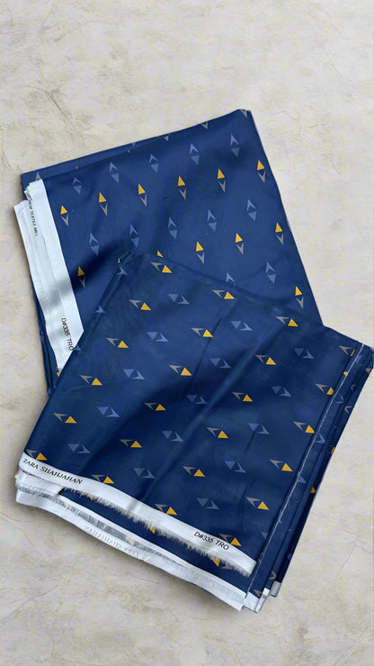 2Pc Allover Lawn Unstitched Suit