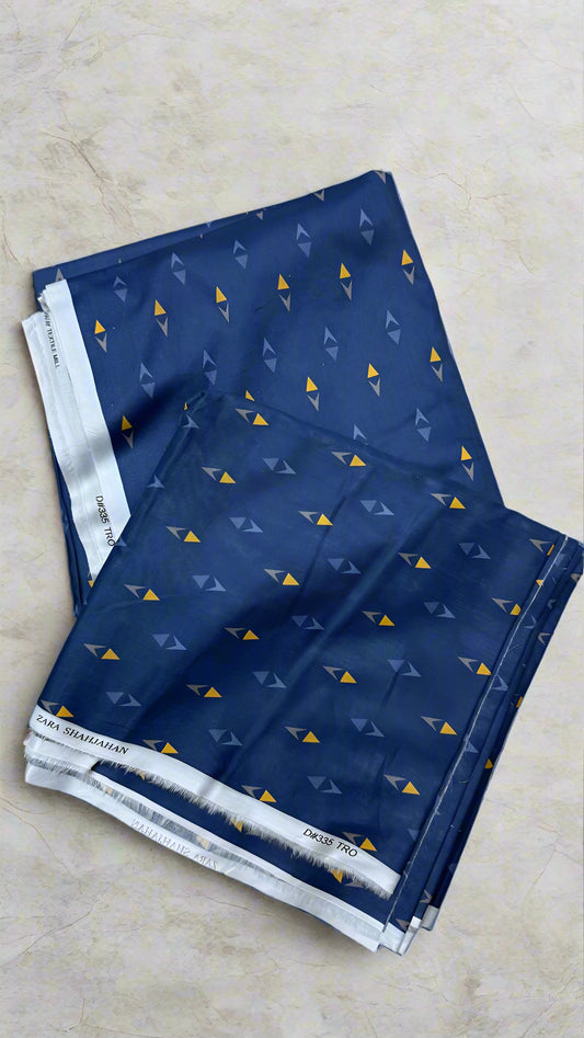 2Pc Allover Lawn Unstitched Suit