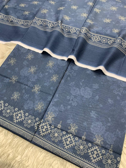 2Pc Sapphire Lawn Bana Dora Kameez & Duppata Vol-3204