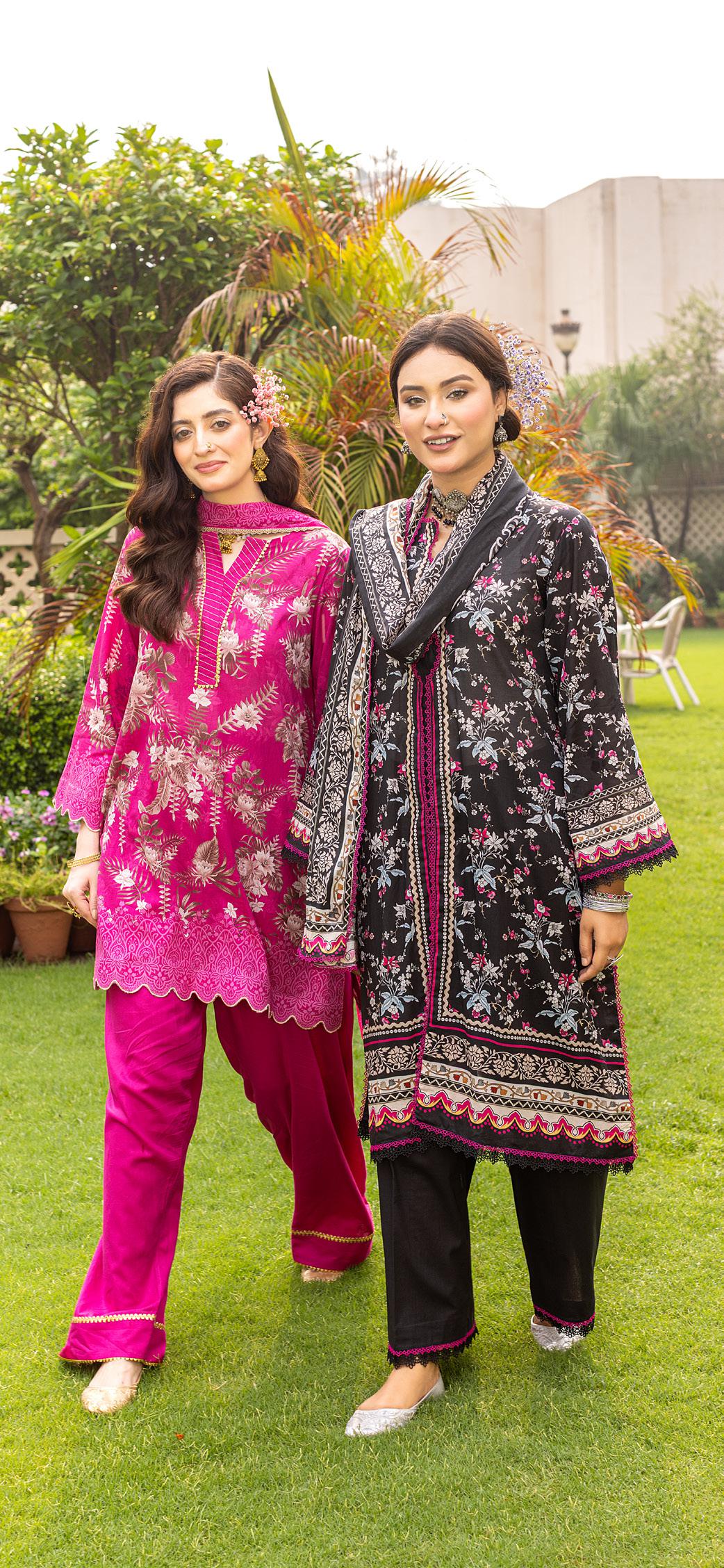 Noura - Printed - Lawn - 3pc - D109