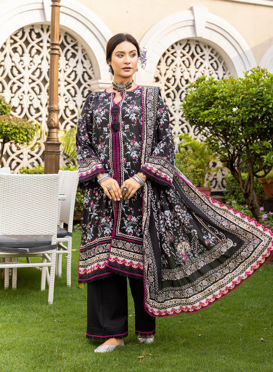 Noura - Printed - Lawn - 3pc - D102