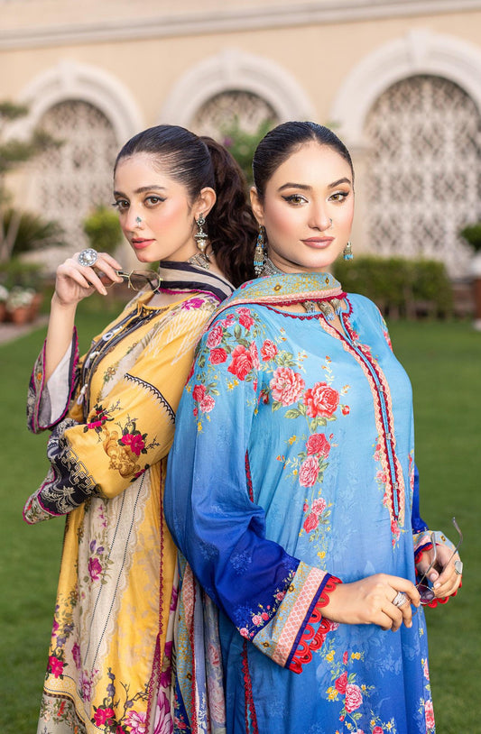 Noura - Printed - Lawn - 3pc - D111