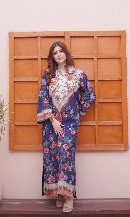 2Pc Supima Lawn Kameez & Dupatta Suit 1432