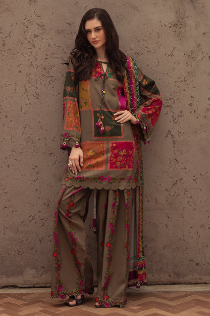 3Pc Carizma Lawn Digital Printed Suit 6205