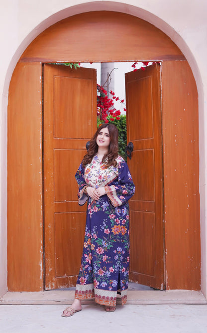 2Pc Supima Lawn Kameez & Dupatta Suit 1432
