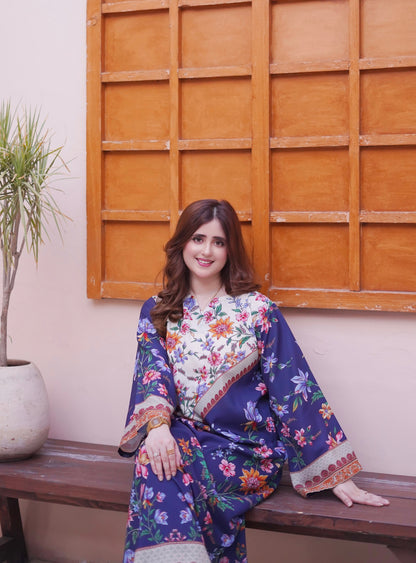 2Pc Supima Lawn Kameez & Dupatta Suit 1432
